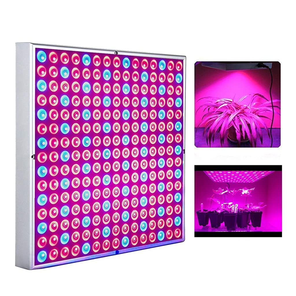 Luces de Cultivo LED para Plantas de Interior,Luces de Planta de Espectro Completo,Lámpara de Cultivo de Panel de 45W,para Plántulas de Invernadero Hidropónico