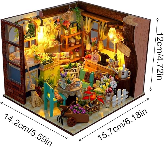 Miniature House Kits for Adults Diorama Model Puzzle Set