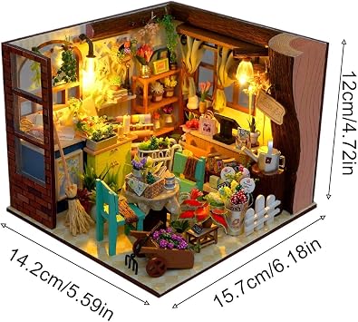 Miniature House Kits for Adults Diorama Model Puzzle Set