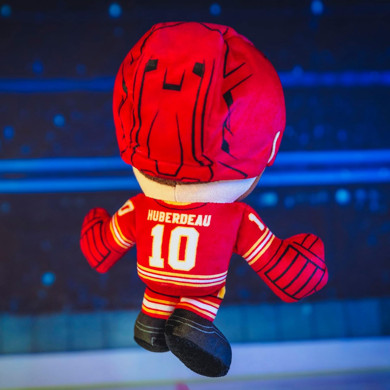 Bleacher Creatures Calgary Flames Jonathan Huberdeau 8" NHL Kuricha Sitting Plush - Soft Chibi Inspired NHL Superstar