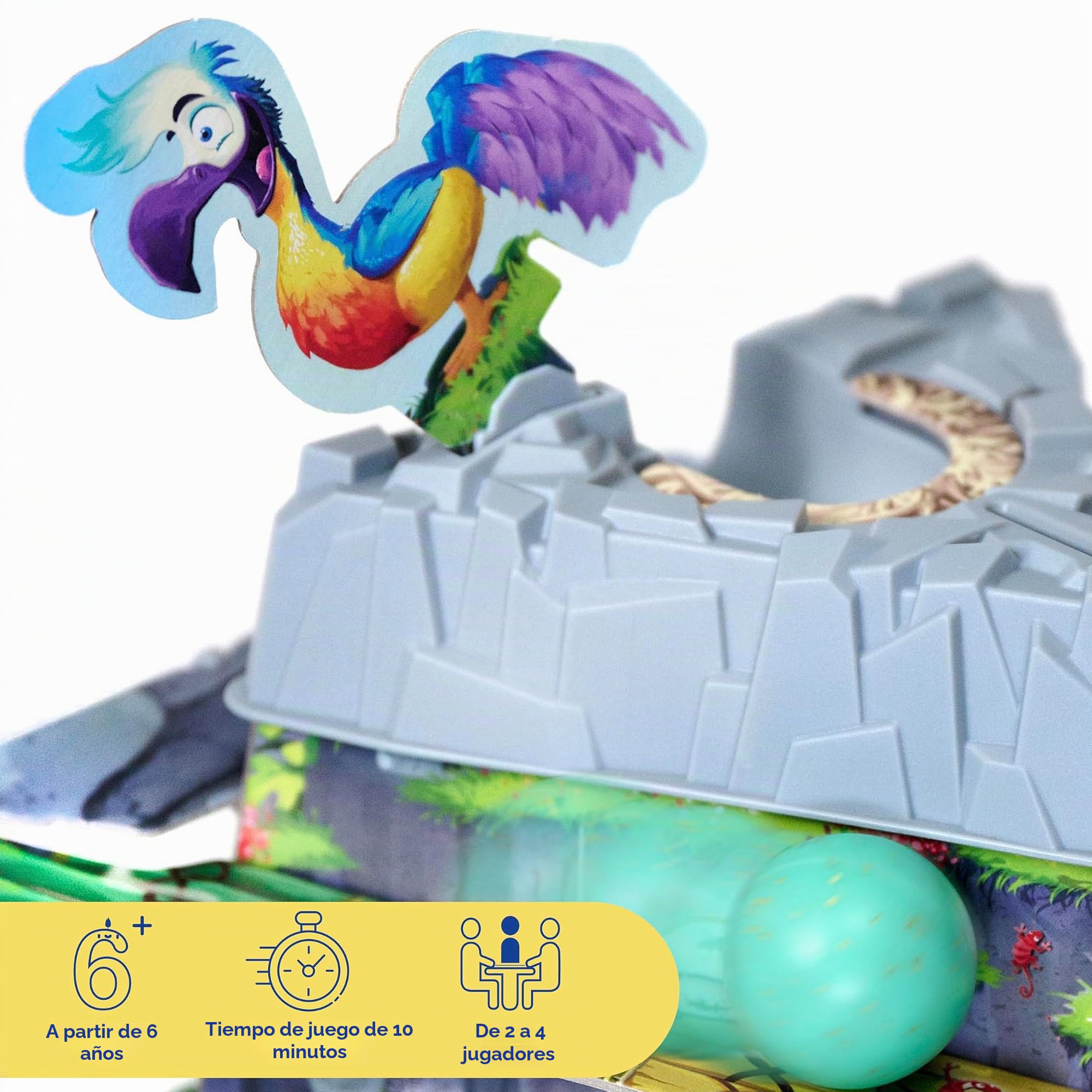 Thames & Kosmos DODO: Welcome to the Island Kingdom of Mangalopanesia, juego cooperativo, juegos familiares para noche de juegos, juegos divertidos para adultos y niños, para 2 a 4 jugadores, a partir