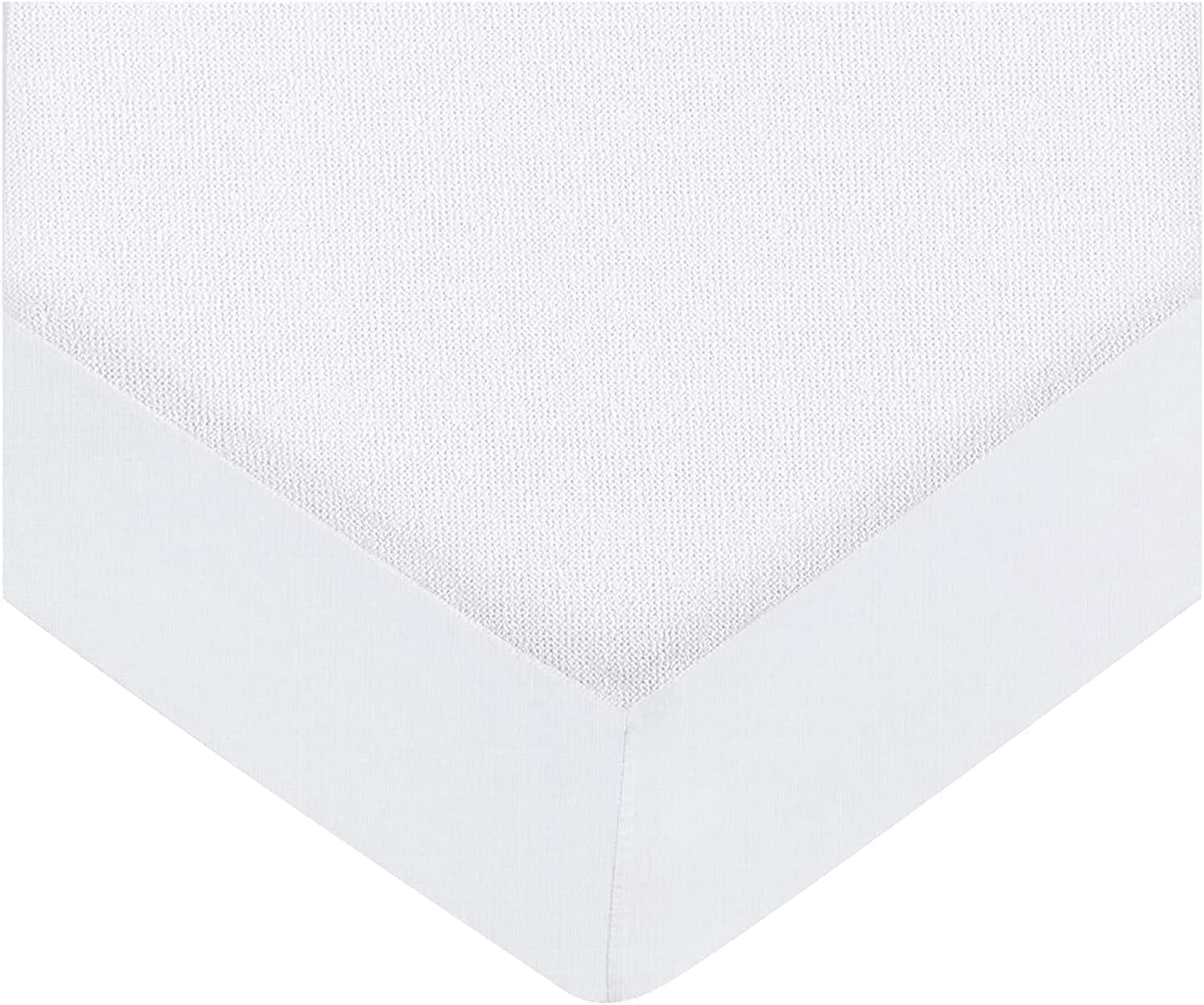 Night Zone Terry Mattress Protector 100% Cotton Waterproof Mattress Protector Non- Allergenic & Breathable Super Absorbent Deep Mattress Protector (4FT(Small Double))