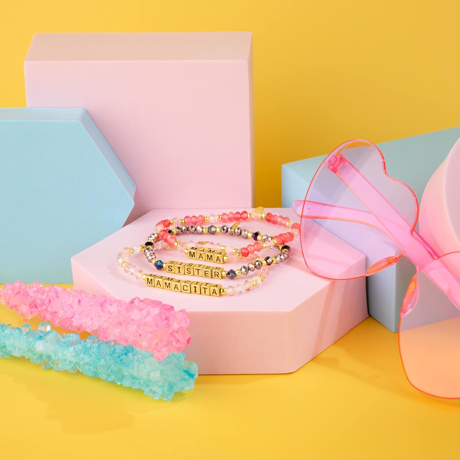 INSPIRED VOICES Friendship Bracelets - Best Friend Bracelet, Beaded Bracelets, Sister Gifts & Bestie Gifts for Women - Image 5