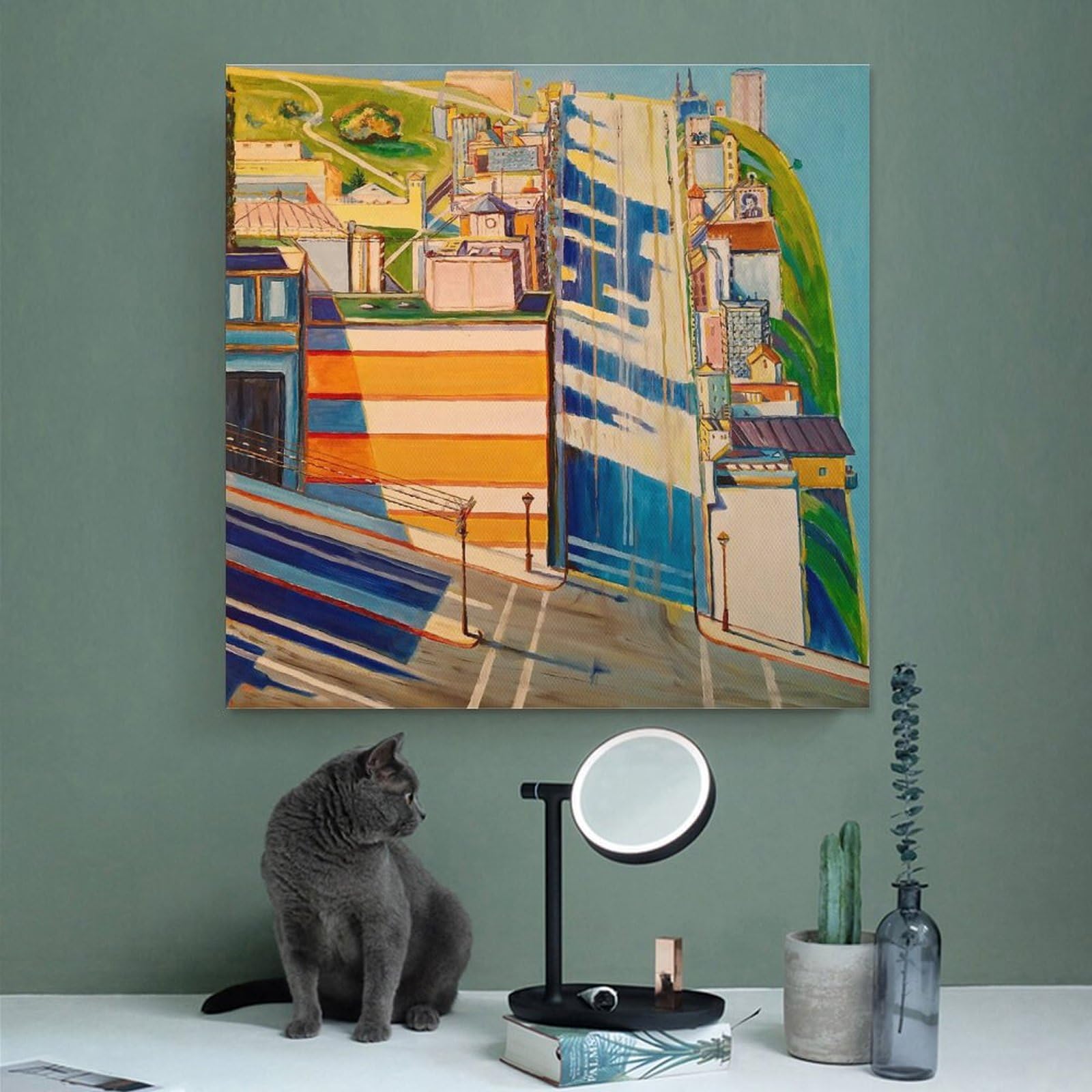 Amazon.co.jp: Wayne Thiebaudウェイン・ティーボー絵画 アート