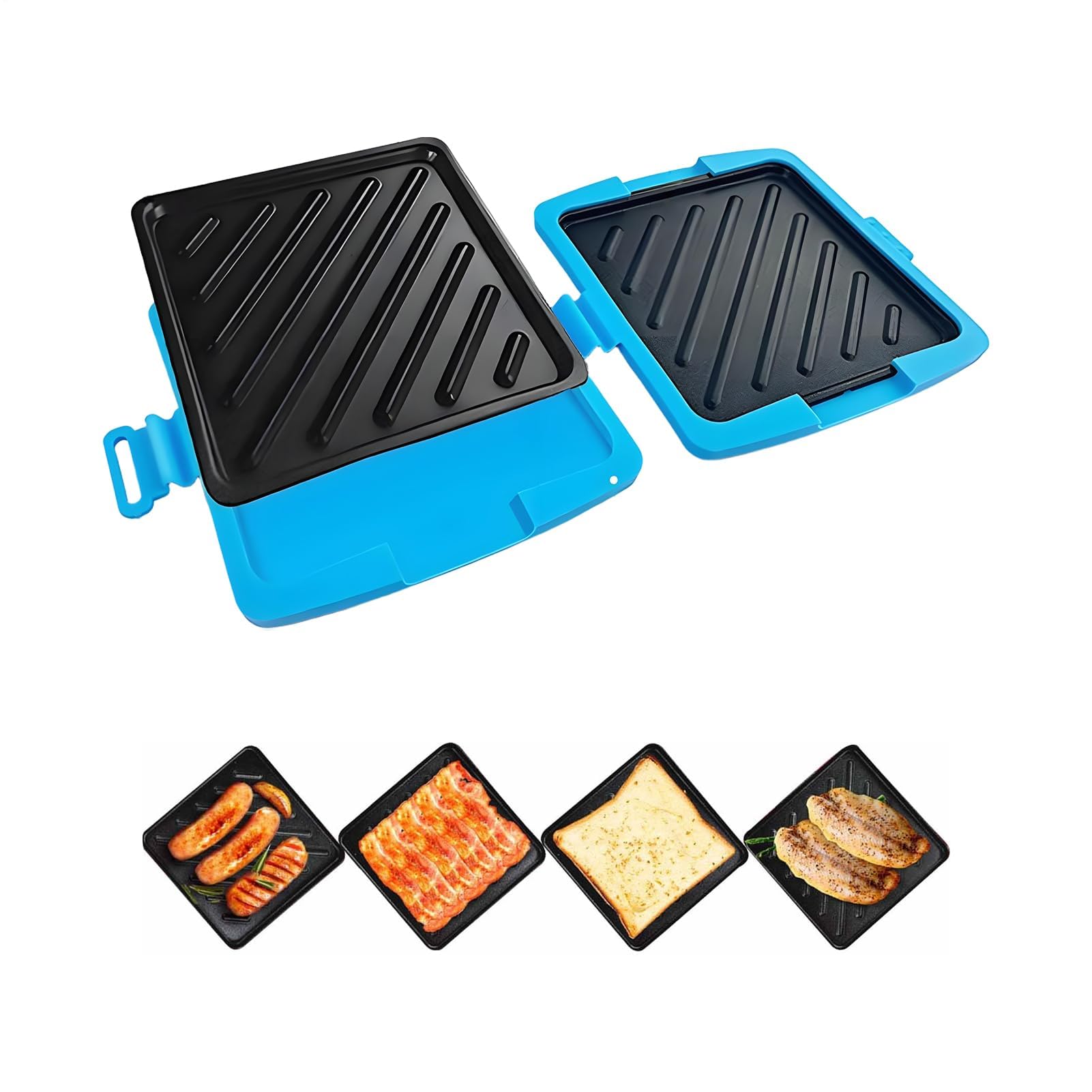 Petit-déjeuner en-Cas Compatible Lave-Vaisselle avec croque-Monsieur - Idéal pour la Maison, Les résidences étudiantes, Les étudiants, Le Bureau, Les Professionnels pressés et la Cuisine.