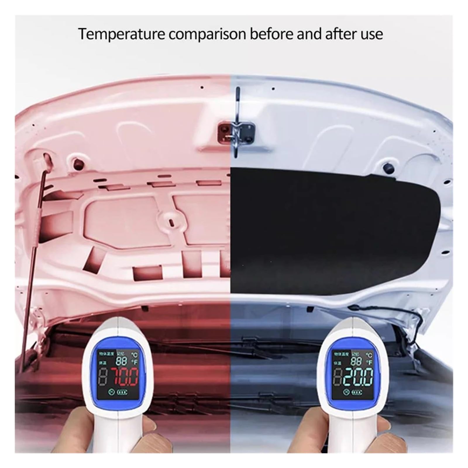 Isoliermatte Selbstklebend Isoliermatte Für Motorhaube Motorabdeckung Baujahre Für A4 B6 2001–2005 Aus Baumwolle Schalldämmend Wärmeisolierend Autohauben Soundpad