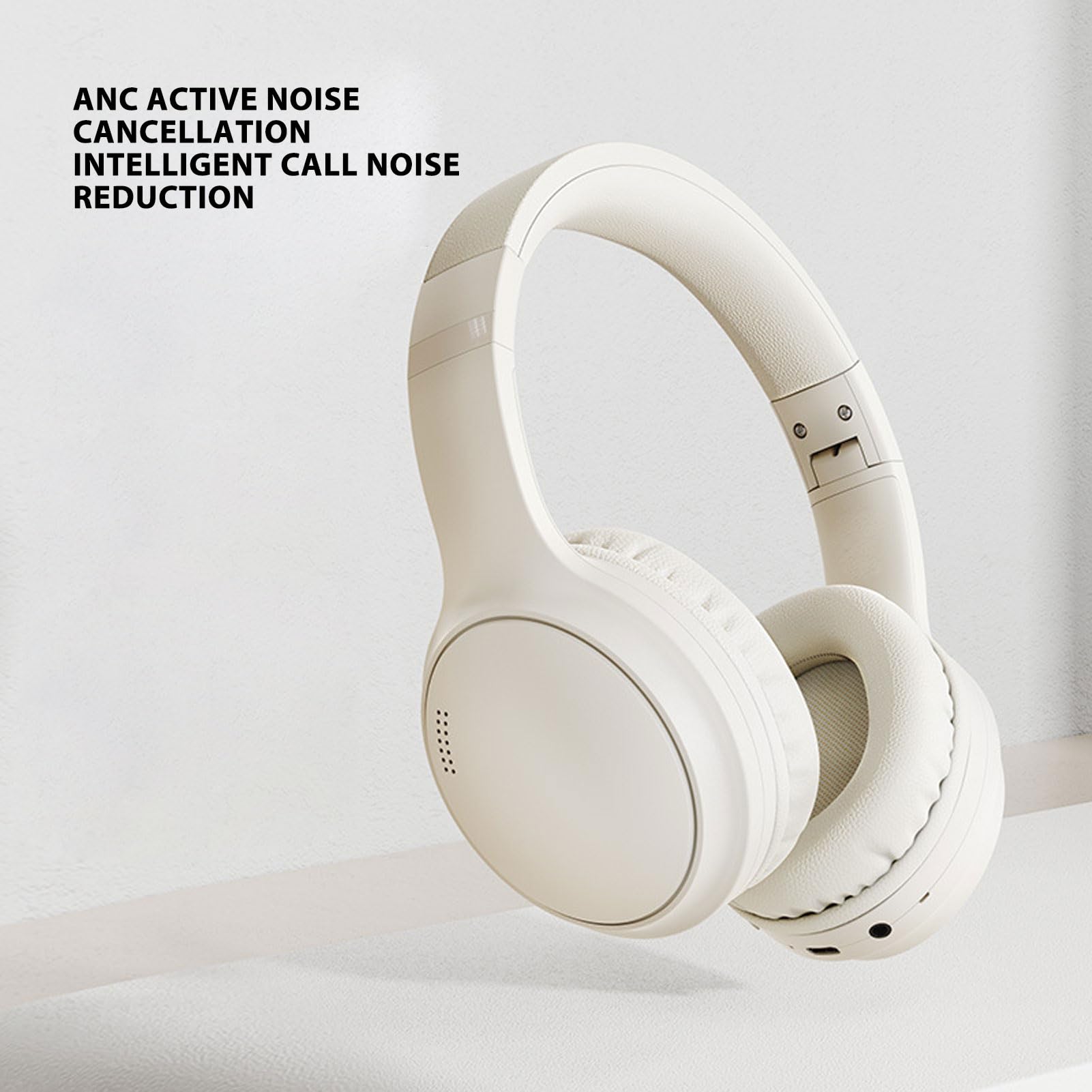 Bluetooth Headphones Over Ear, HiFi Stereo Foldable Lightweight Headset with 50 Hours Playtime, Foldable Lightweight Bluetooth 5.3 Headphones for Home Office Cellphone PC