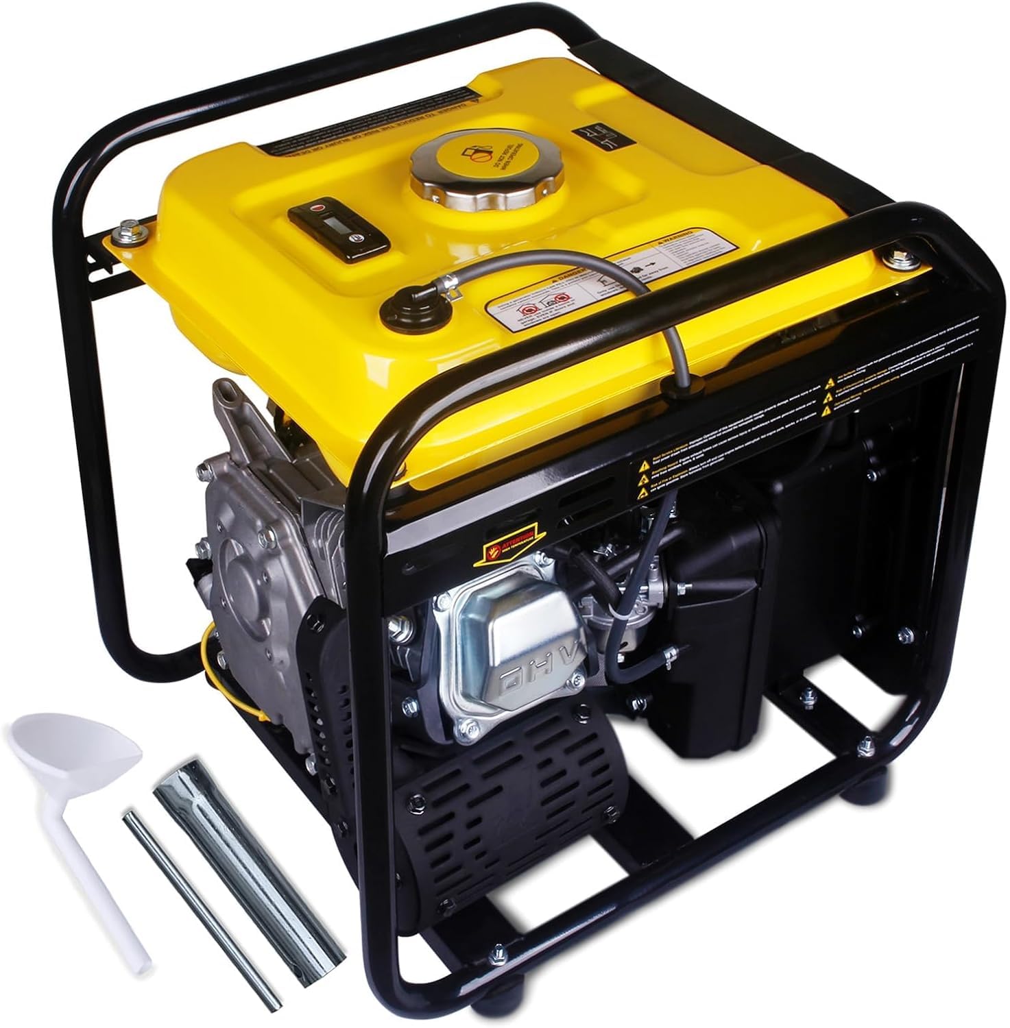 Aceup Energy Inwerterowy Agregat Prądotwórczy 3800W – Czysta Sinusoida, Silnik 4-Suwowy OHV, Wyświetlacz LCD, Tryb Eco, Generator Prądu na Benzynę do Domu, na Budowę i Kemping