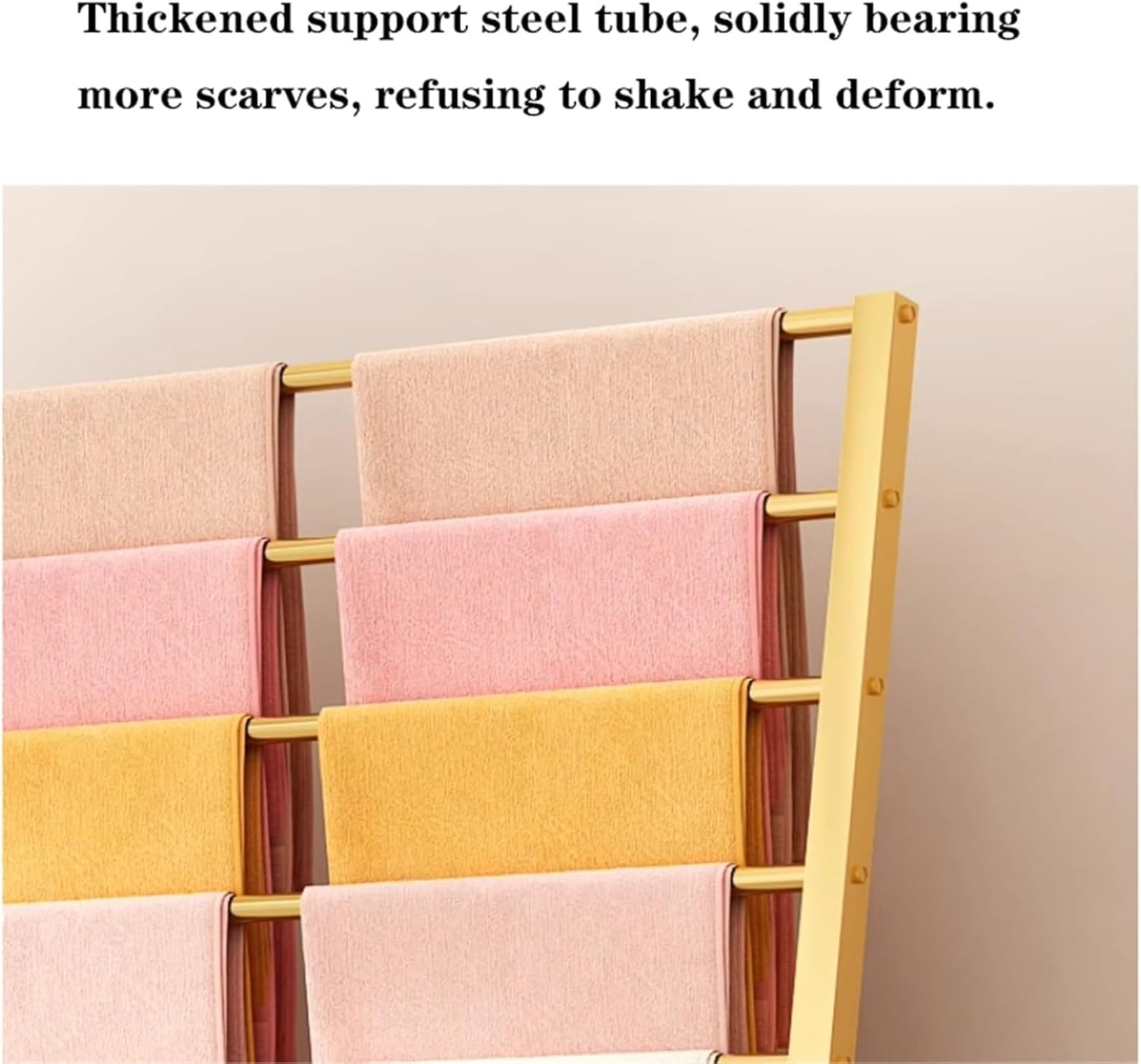 Espositore per sciarpe, organizer a 10 livelli per sciarpe, cravatte, cinture, asciugamani, pantaloni, organizer salvaspazio per armadio per la casa