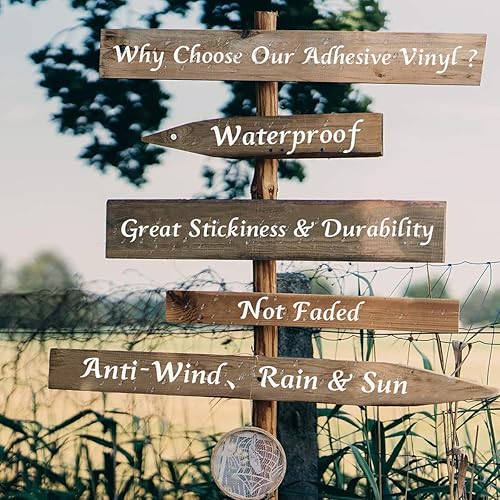 Miniatura 103 de Vinilo para Cricut – Juego de hojas de vinilo adhesivas permanentes – Hojas de vinilo de 12 x 12 pulgadas / 30.48 x 30.48 cm. y hojas de cinta de 12