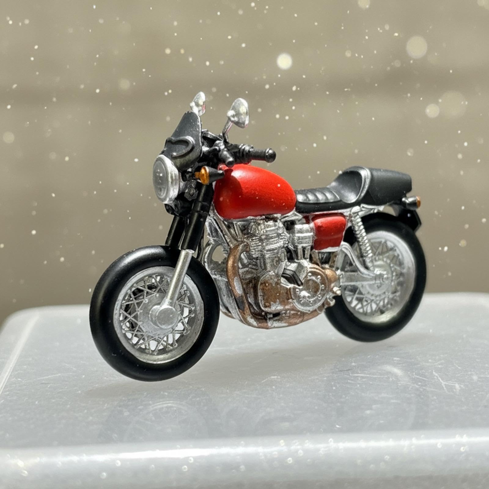 Amazon | Yotijay ミニチュアバイク 1/64スケール 樹脂製
