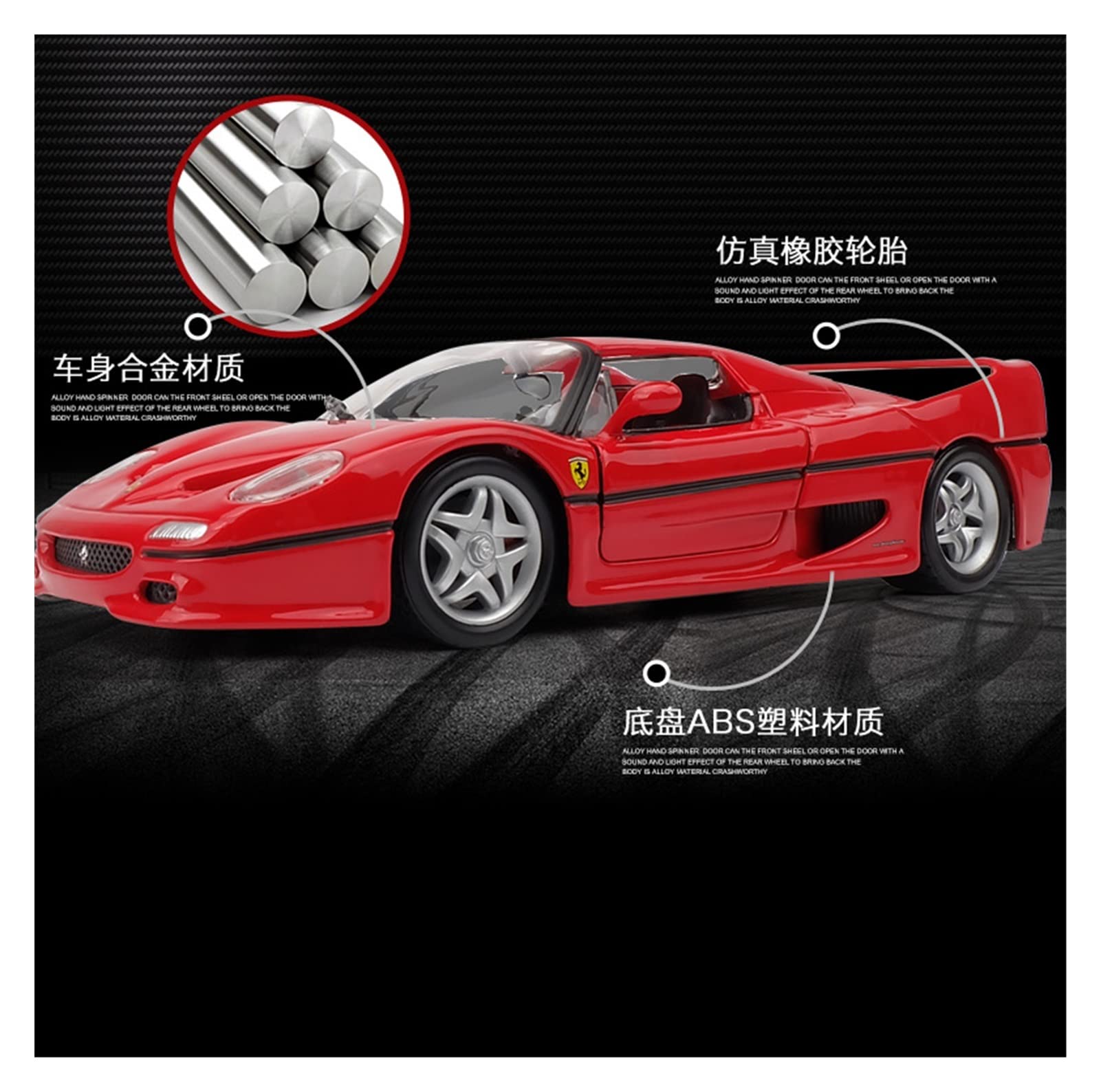 Ferrari F50 スケールモデル Ferrari F50 jaune 1/24 (importation japonaise) : Amazon.ca