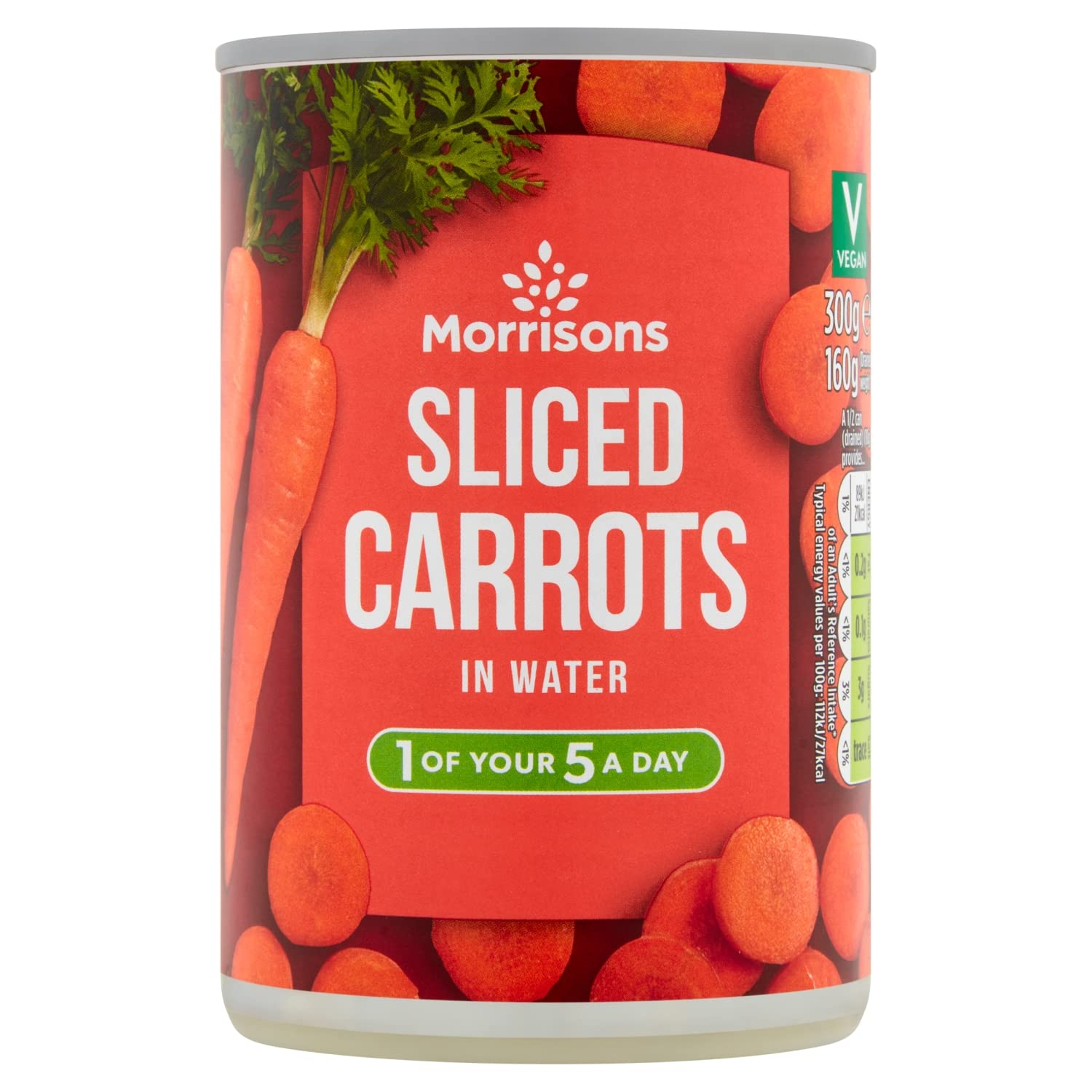 Sliced Carrots in Water 300g