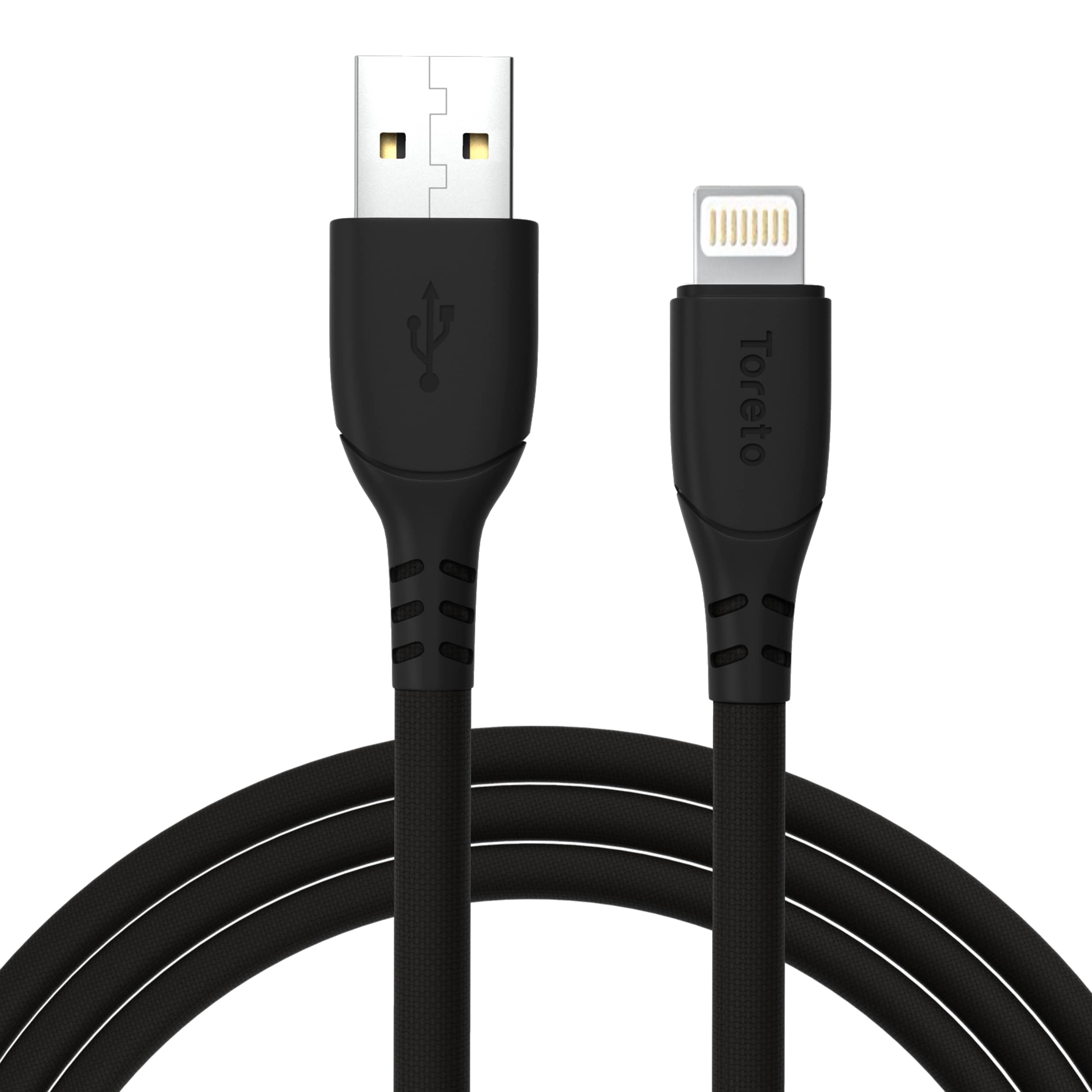Toreto Tor-891 Tor-Cord Neo 2 Speed Ios Cable, 2.4A Fast Charging Cable & 2 Meter Long Usb Cable For Smartphone, Tablet, Laptop - (Black) (B09MTMTWYG) Amazon Price History, Amazon Price Tracker
