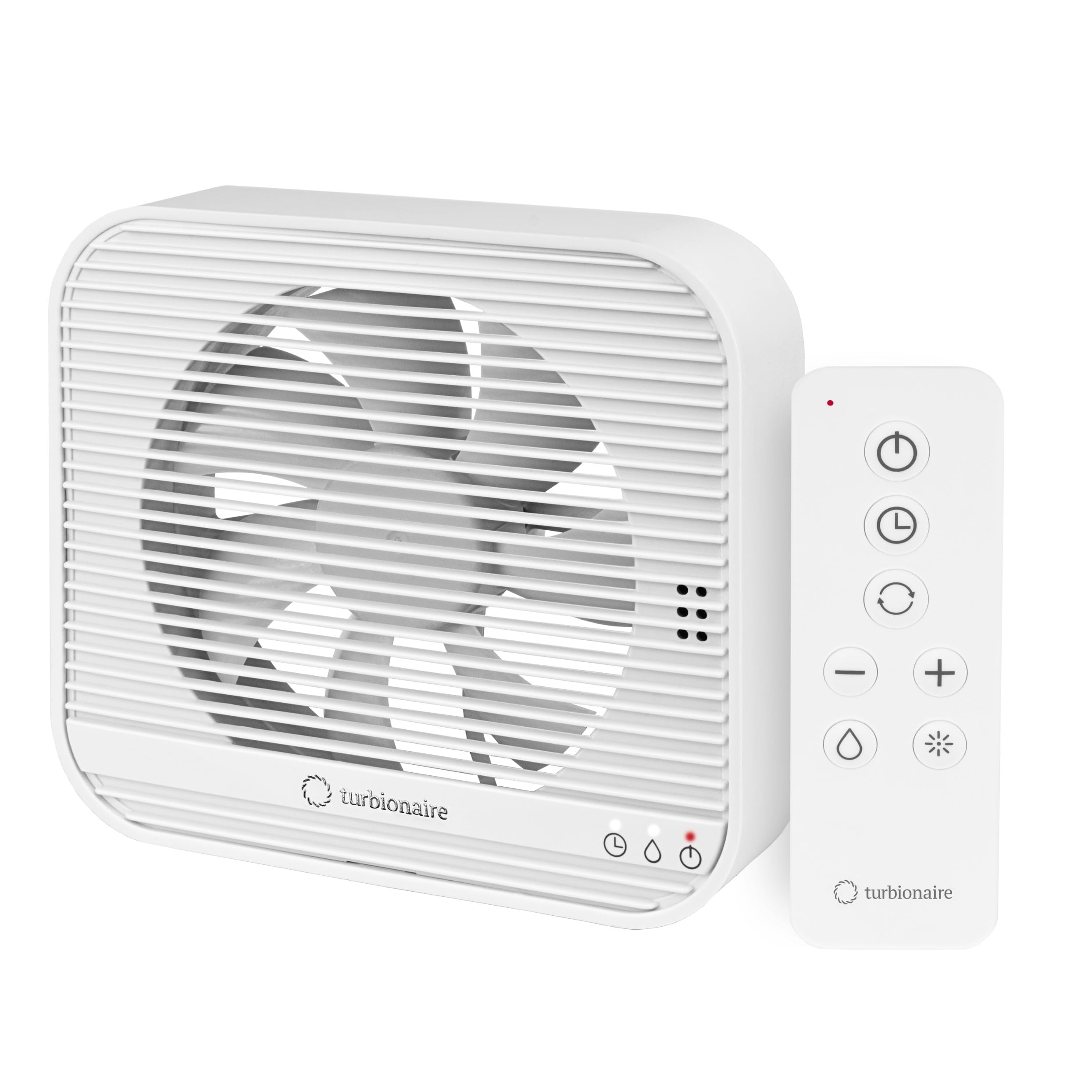 Turbionaire Axio 1012 HTR Aspiratore Bagno, 100/120 mm, Multifunzionale, Con Sensore di Umidità e Timer, Telecomando, 8 Velocità, Attacchi e valvola di non ritorno da 100 mm e 120 mm inclusi, 9.2W