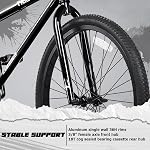Cubsala 20 24 26 1 cm BMX Vélo de course Trident Bicycles de niveau débutant pour les riders avancés avec 2 Pèlerins, couleurs multiples