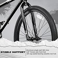 Vista 3 de 20 24 26 Inch BMX Race Bike Trident Bicycles Beginner-Level to Advanced Riders with 2 Pegs, Multiple Colors Negro