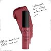 NYX PROFESSIONAL MAKEUP Soft Matte Crema Labial, Lápiz Labial Líquido Ligero - Budapest (Malva Profundo con Subtono Rojo) Líquido 0.27 Fl Oz (Paquete de 1) 3