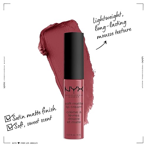 Miniatura 2 de NYX PROFESSIONAL MAKEUP - Crema labial mate suave, lápiz labial en crema de alta pigmentación