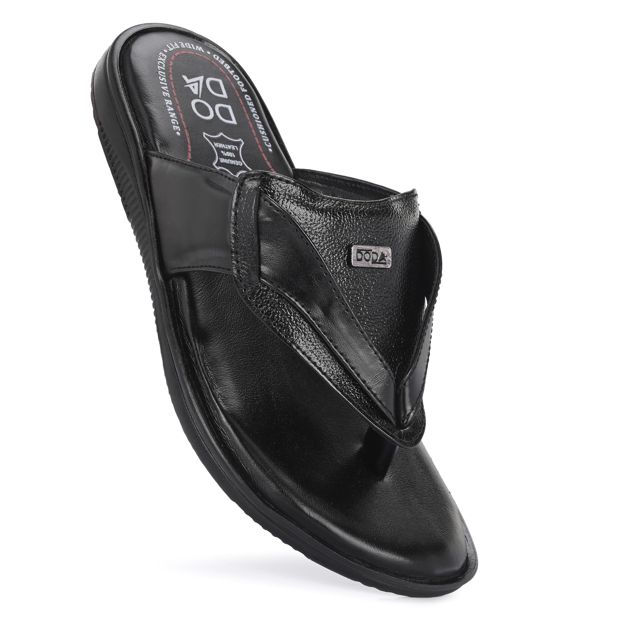 DODA Mens Heritage Leather Slipper|Daily Casual|Ethnic Footwear|Formal Casual Sandal (B0D6BT5T4B) Amazon Price History, Amazon Price Tracker