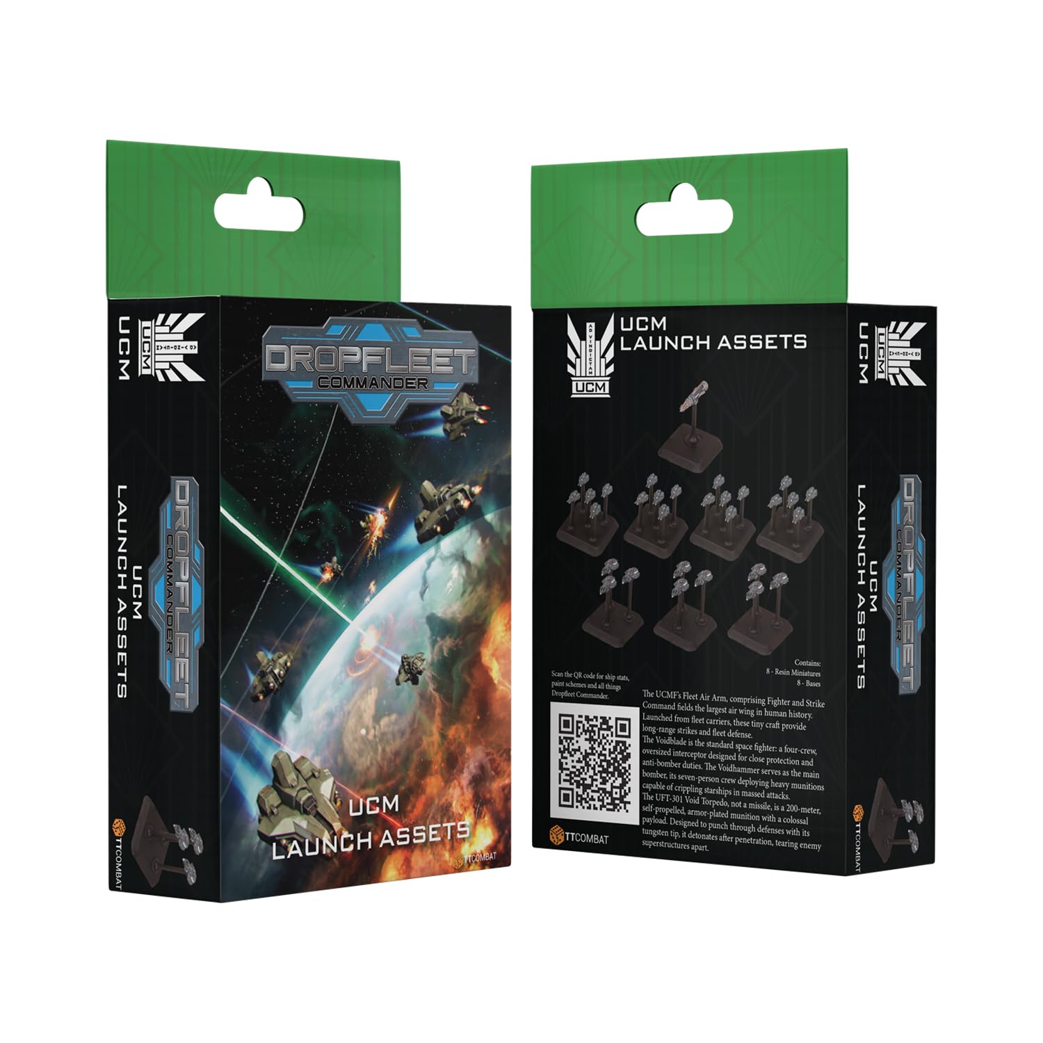 Dropfleet Commander TTCombat UCM Launch Assets TTDFX-UCM-028