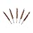 BOOSTEADY 5 Pcs Phosphor Bristle Bronze Bore Gun Cleaning Brush for Pistol Shotgun with 50 Professional Square Patches Multi-Caliber