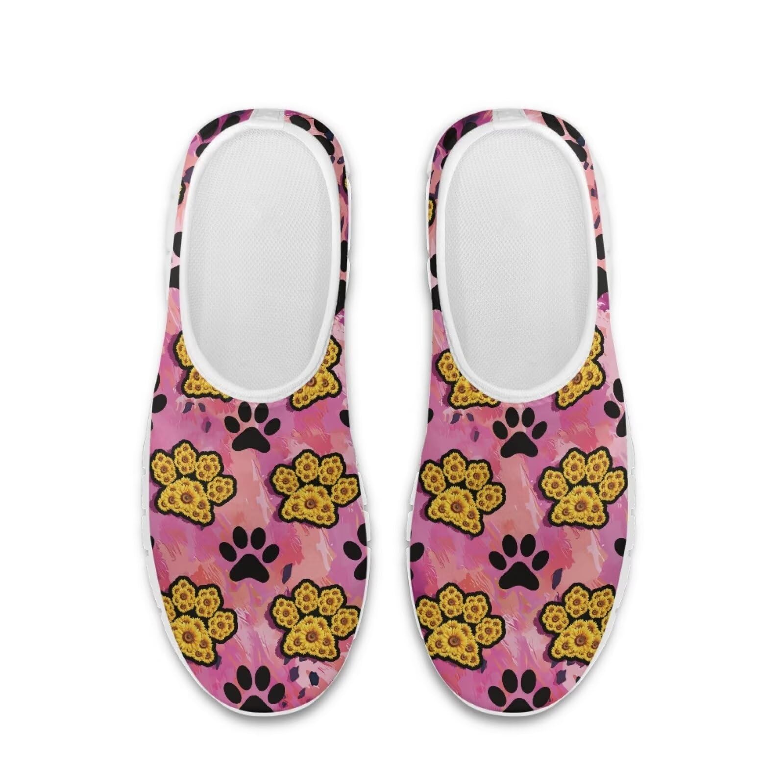 Damskie buty do chodzenia wsuwane, płaskie buty wspierające łuk, oddychające buty do chodzenia, biegania, biała podeszwa