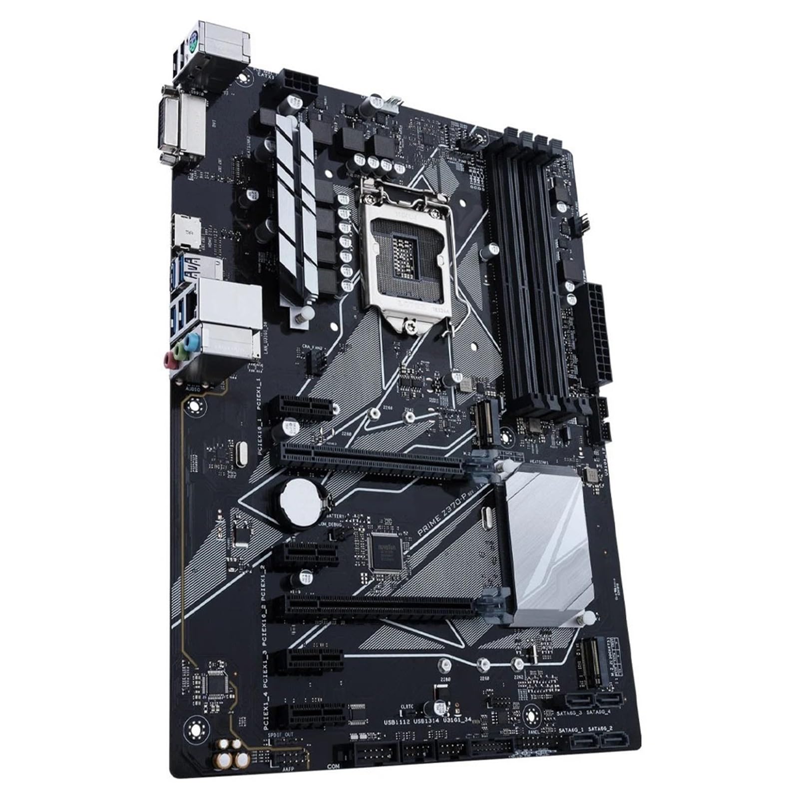 scheda madre Fit For ASUS PRIME Z370-P | I9-9900KF I7-9700K I5-9600 CPU LGA1151 4×DDR4 DIMM 64GB 4xM.2 NVME Scheda madre Z370