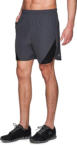 RBX Active - Pantalones cortos de baloncesto para hombre, 9 pulgadas, elásticos, con bolsillos