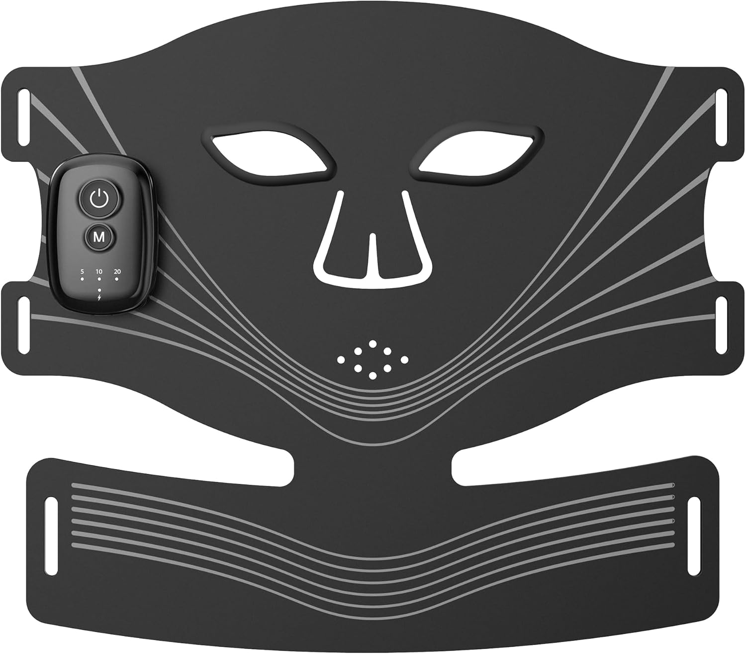 LED Light Therapy Mask Red Light Face Mask Portable with Time Function Red-Infrared Light Face Therapy At Home