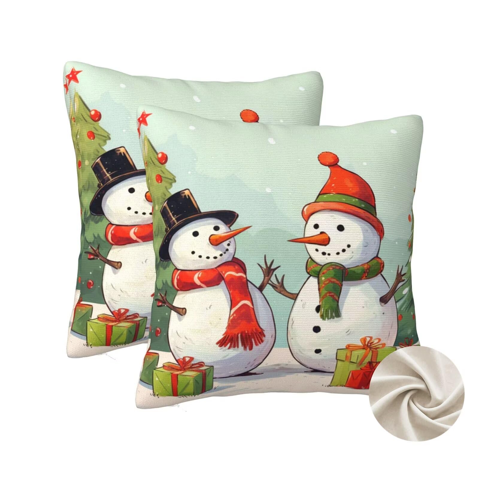 Housses de coussin 60x60 cm lot de 2 style dessin animé pour décoration canapé de salon