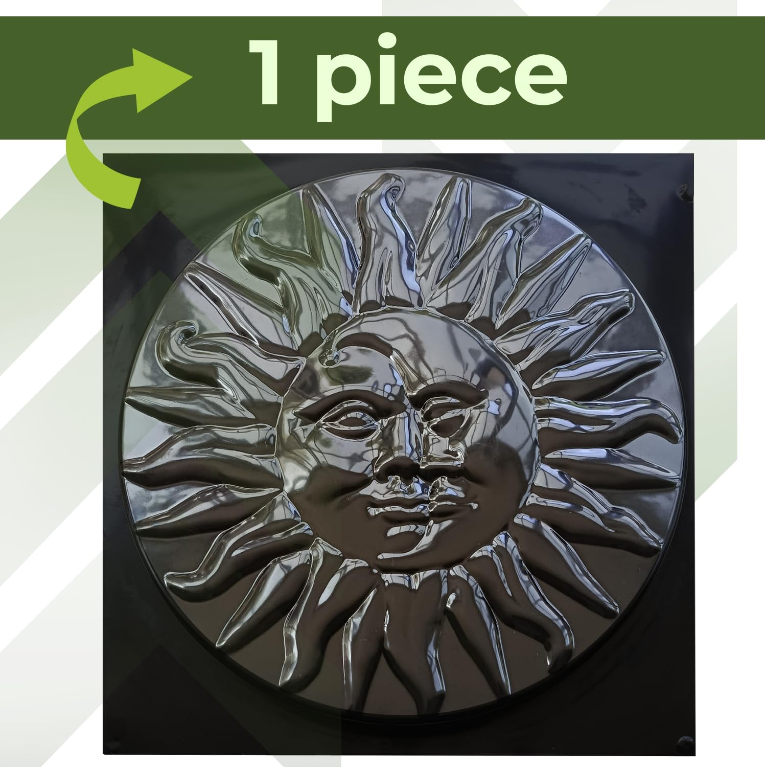 Sun Moon Garden Stone Stepping Mold Pathmaker Mold Concrete - Sun Stepping Stone Precast Concrete Pavers