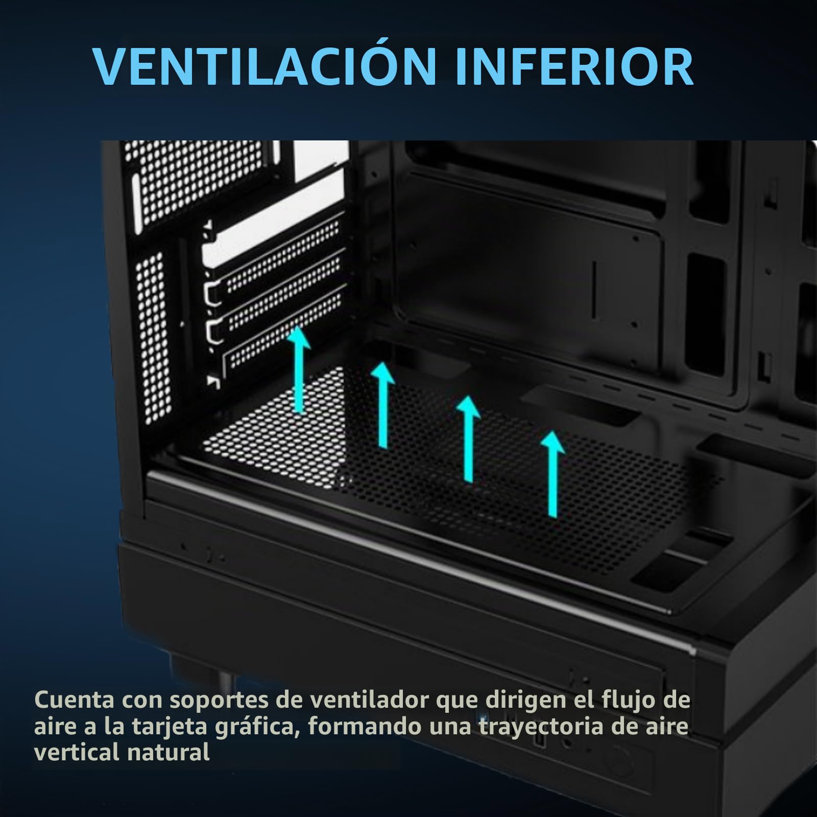 darkFlash Funda para PC Micro ATX, preinstalada con 3 Ventiladores PWM ARGB, Full View Dual Tempered Glass MATX Gaming PC, Puerto Tipo C, soporta hasta 240 mm AIO (DB330M) (Negro)