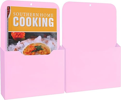 Miniatura 8 de Soporte magnético para archivos, paquete de 2 soportes magnéticos para refrigerador, archivadores y refrigerador, organizador de archivos magnético