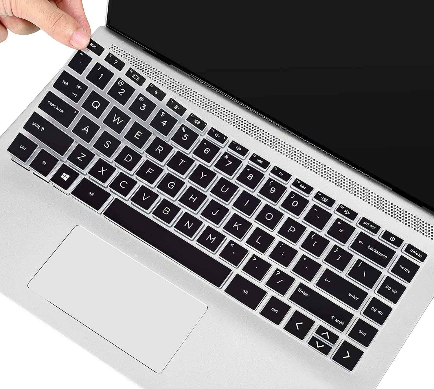 iFyx Silicone Keyboard Skin Cover for HP Pavilion x360 14" 14-ek1010TU 14-ek1021TU 14-ek0092TU 2021-2024 Laptop Keyboard Protector (Black) (B0CXT1H12X) Amazon Price History, Amazon Price Tracker