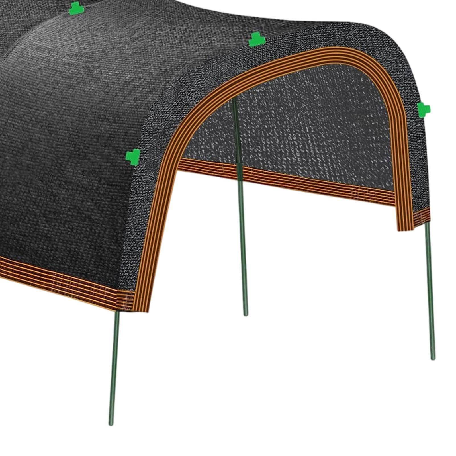 Tenda parasole da giardino, protezione dal calore, protezione solare, traspirante, per piante | Telo parasole da giardino, resistente, protezione UV, con kit di installazione per patio, aiuole rialzate, cortile e serra