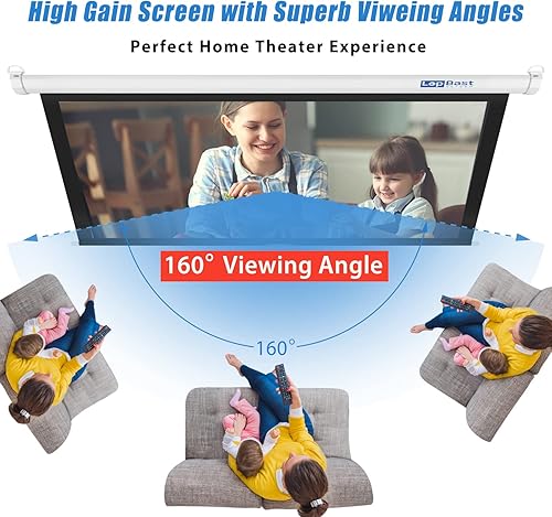 Miniatura 6 de Pantalla de proyector blanca desplegable manual de 82 pulgadas, 169, 1.2 ganancia retráctil con bloqueo automático 4K 8K 3D Ultra HD para cine en