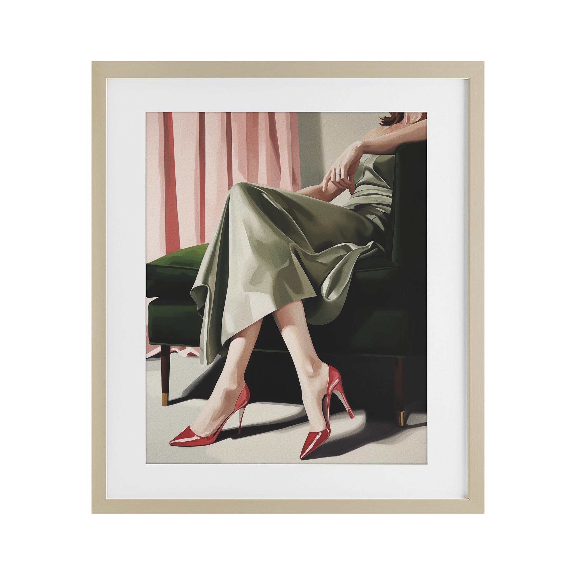 'Waiting For The Guests'| Framed Print Under Glass
