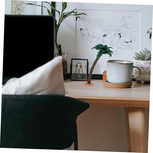 Miniatura 7 de NOLITOY 3 piezas de árbol de coco modelo Decoraciones para Salas De Casa palmeras miniatura mesa palmera decoración bosque paisajes paisajes