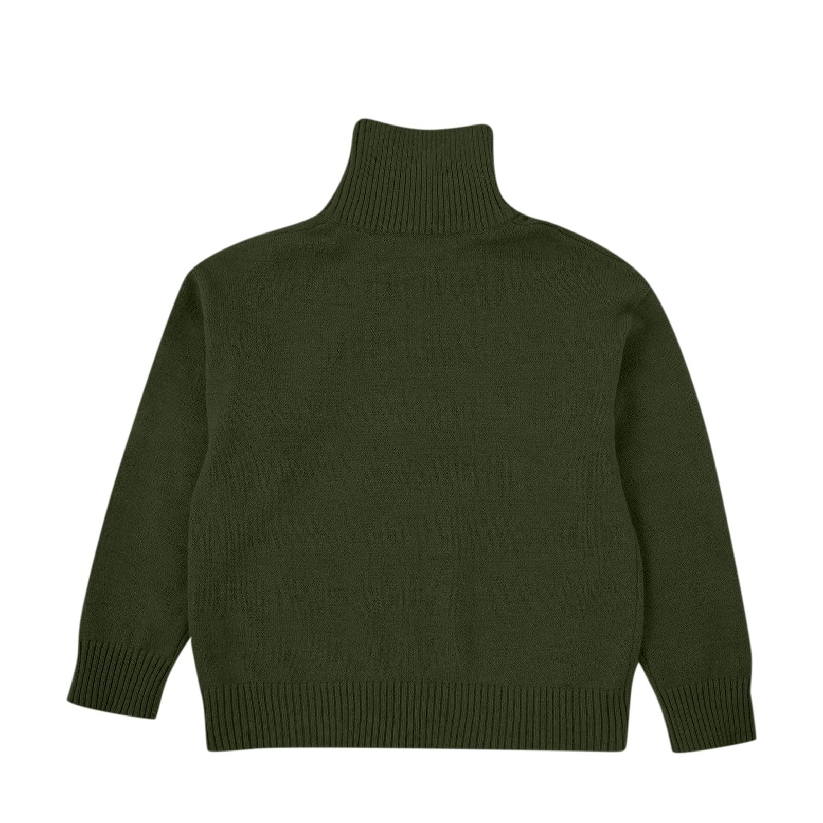 Pull Col Camionneur Femme Hiver Chaud Tricoté Pulls Chic et Élégant Pullover Décontracté Asymetrique Manches Longue Sweat Tunique Automne Sweatshirts Casual Hauts