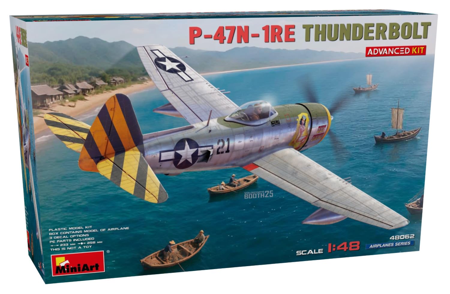 Amazon | ミニアート 1/48 P-47N-1RE サンダーボルト アドバンスト