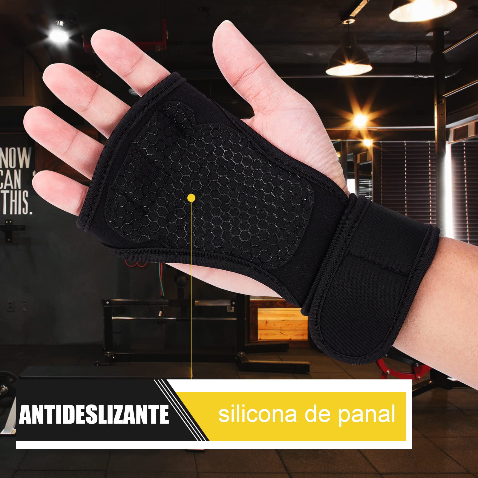 Guantes De Escalada De Medio Dedo BESPORTBLE – Antideslizantes, Ajustables, De Micrifibra Y Gamuza, Para Escalada, Gym Y Deportes Al Aire Libre