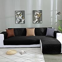 Vista 11 de Funda de sofá de doble cara en forma de L, juego de fundas para sofá seccional, fundas para sofás, sofás, fundas protectoras de muebles seccionales