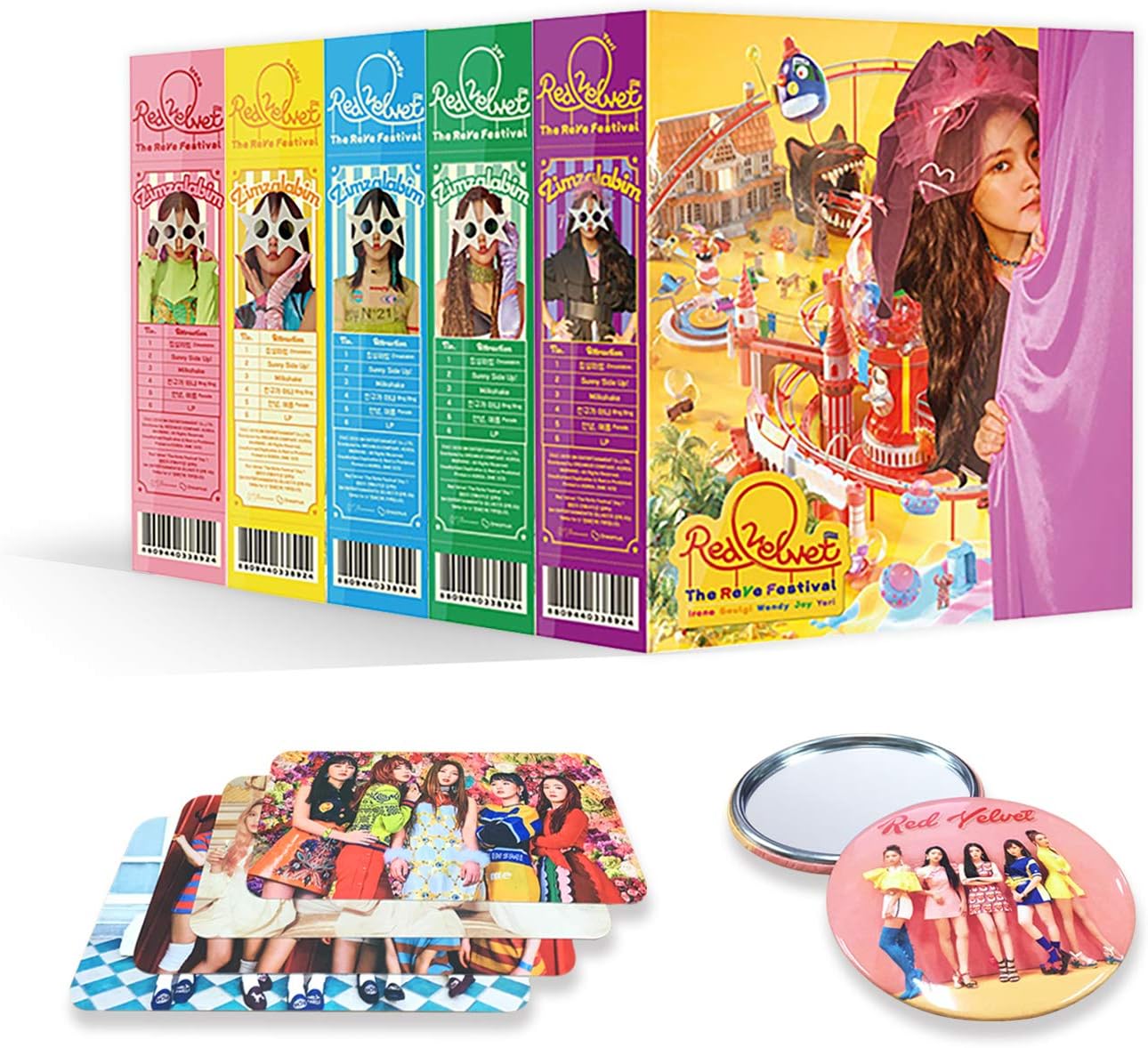 RED VELVET Mini Album - The Reve Festival Day 1 [ DAY 1 ver. / RANDOM ] CD + Magic Kit + Booklet + Photocard + OFFICIAL POSTER + FREE GIFT / K-POP Sealed