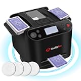 G1 Pro Automatic Card Shuffler and Dealer 2-in-1, Eletric Shuffling and Dealing Machine All in ONE, Ultra Quiet, Rechargeable, Remote Card Calling, for Board Games and Poker Games (Black)