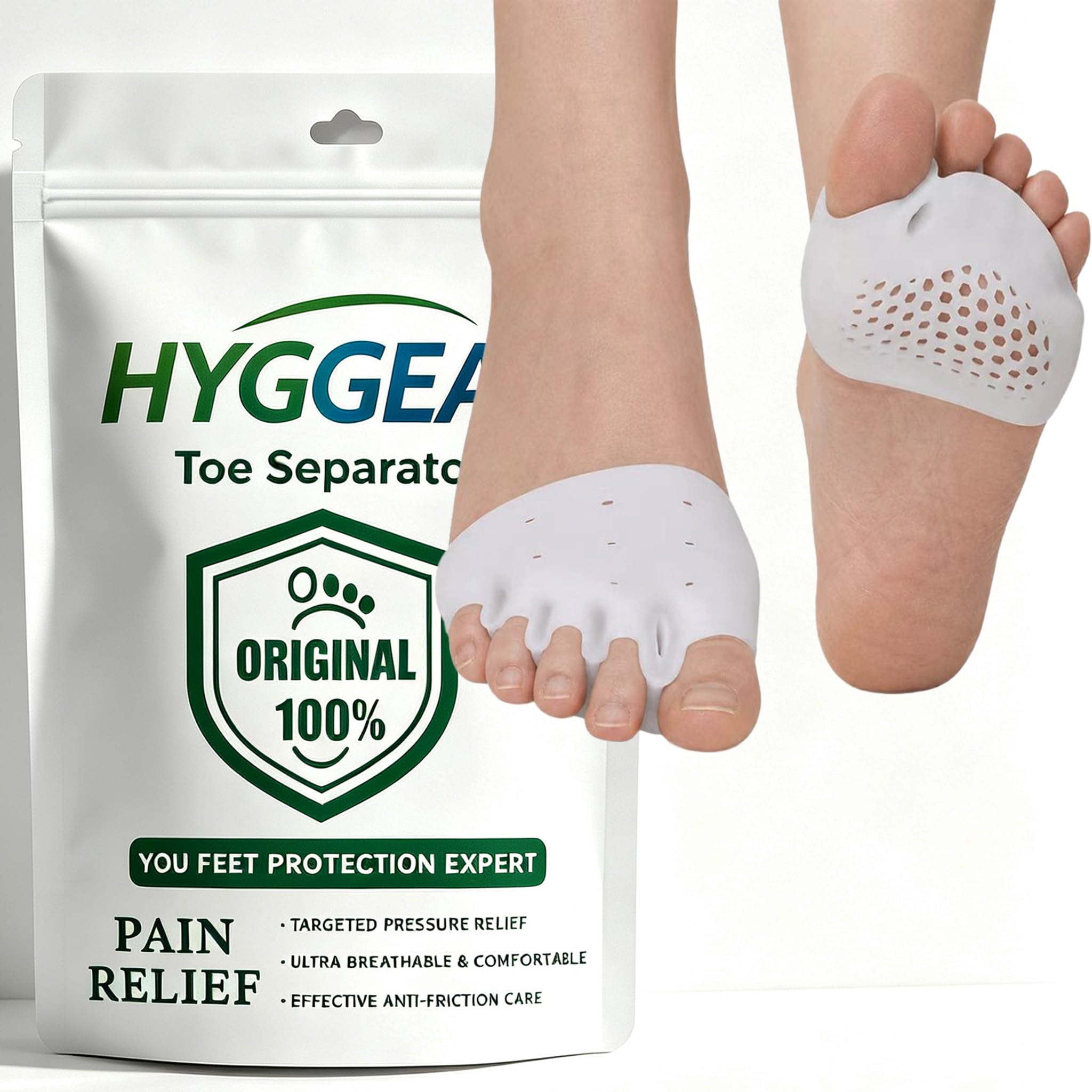 Photo 1 of Hyggear Silicone Toe Separators - 2 Pack