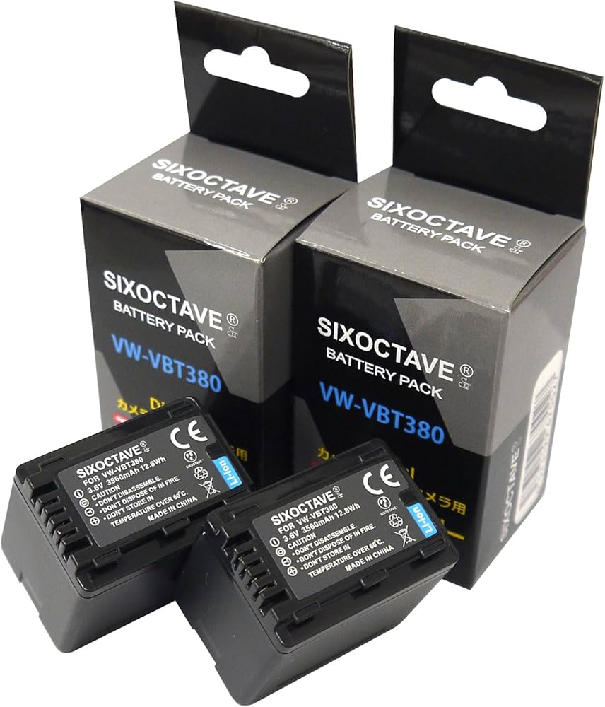 Amazon | SIXOCTAVE 2個セット VW-VBT380-K VW-VBT380 パナソニック