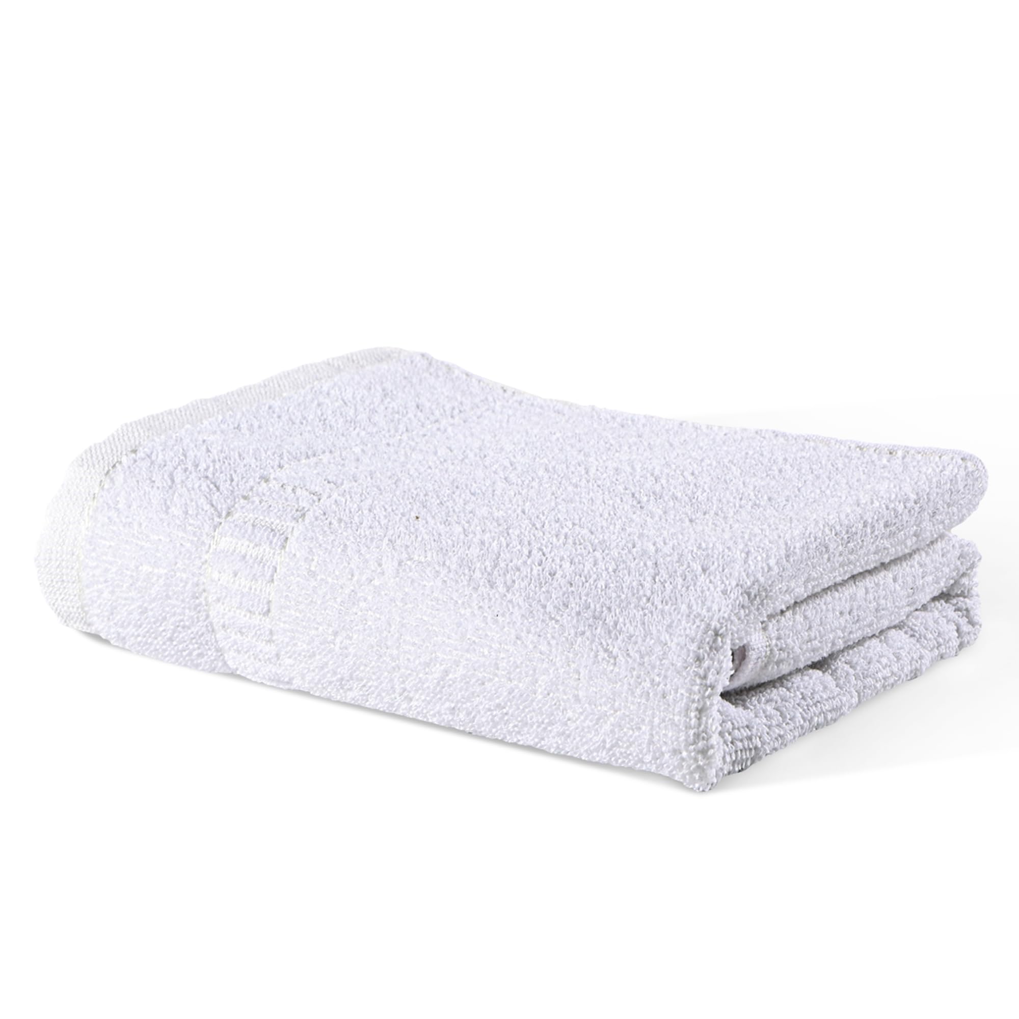 Kuber Industries 19x38 Inch Soft Cotton Hand/Face Towel for Men & Women | Lightweight Quick Dry & Absorbent 450 GSM Gym Towel for Men Workout Perfect for Everyday Use | White