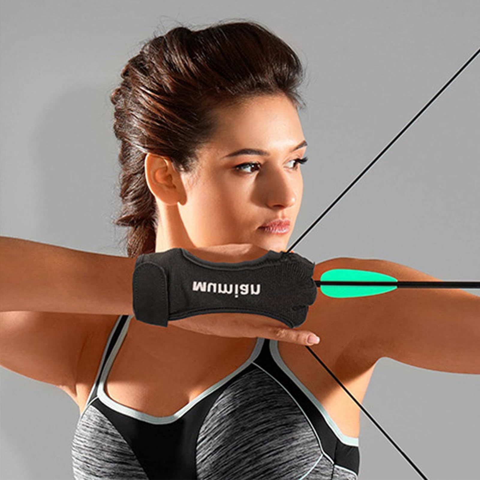 Guanti da tiro con l'arco da uomo – 4 taglie uomo donna 3 dita Tiro con l'arco | Protezione per punta delle dita per mano sinistra destra Compound Ricurvo Bow Equipment
