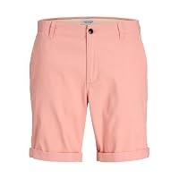 Jack & Jones Shorts Jpstbasic-Pantaloncini Jjchino AOP Reg, Rosa Corallo